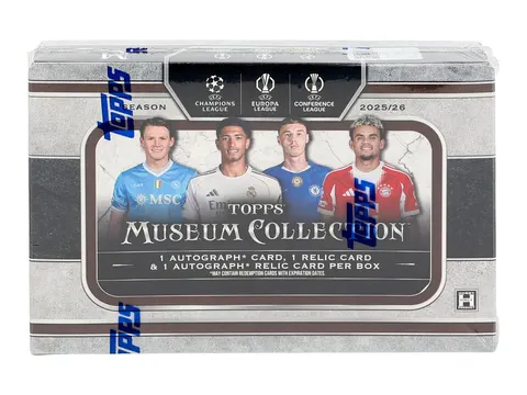 2025/26 Topps UEFA Club Competitions Museum Collection Soccer Hobby Box