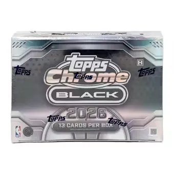 2025/26 Topps Chrome Black Basketball Hobby Box