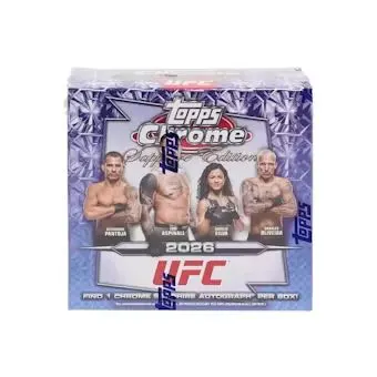 2026 Topps Chrome UFC Sapphire Edition Box