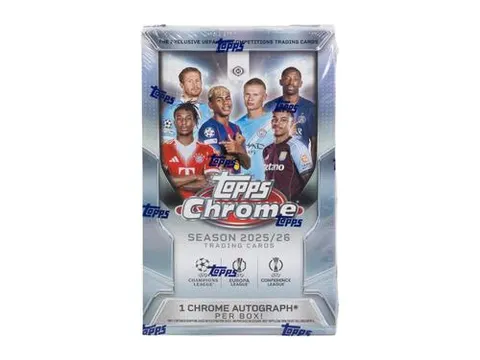 2025/26 Topps Chrome UEFA Club Competitions Hobby Box