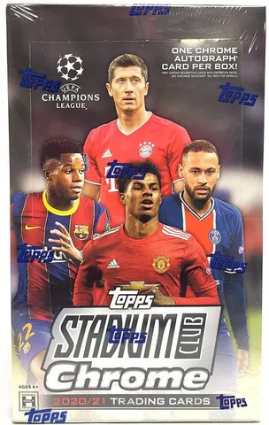 2020/21 Topps UEFA Stadium Club Chrome Hobby Box