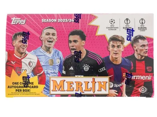 2023/24 Topps Chrome Merlin UEFA Club Competitions Hobby Box