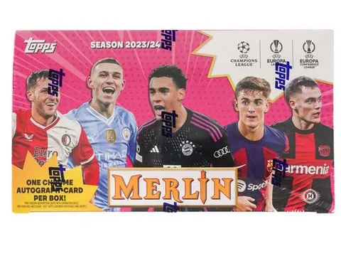 2023/24 Topps Chrome Merlin UEFA Club Competitions Hobby Box